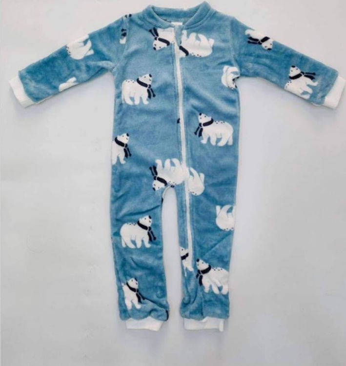 Picture of G0007 FLEECY-SOFT MATERIAL PYJAMA /ONESIE/ALL IN ONE 1-3/4 Y
